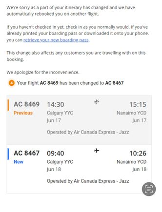 Here’s the email AC sent… I’ve never seen anything like this before. 