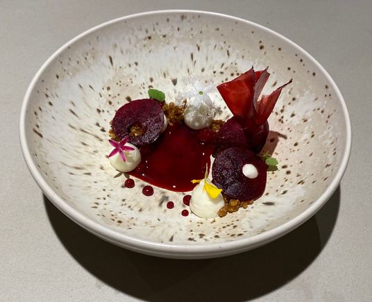 Desserts in red 