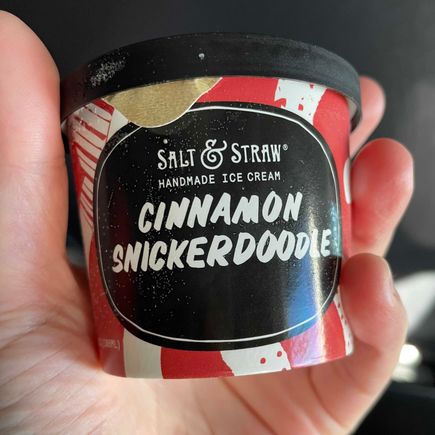 Salt and Straw Cinnamon Snickerdoodle ice cream