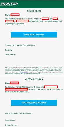 Email on Schedule Change