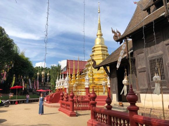 One of Chiang Mai's many stunning wats.