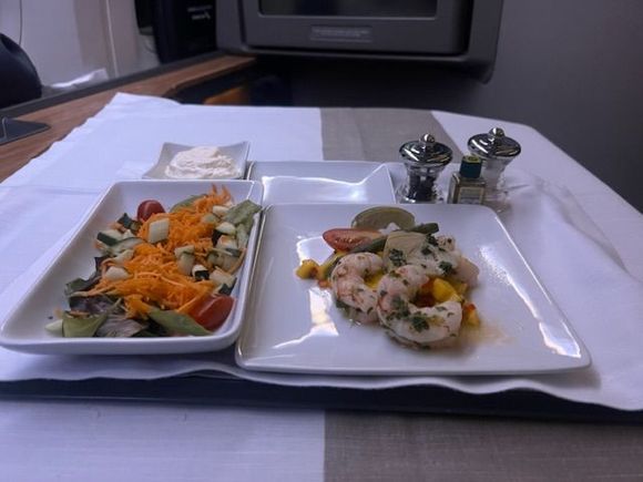 Pretty good shrimp starter. 