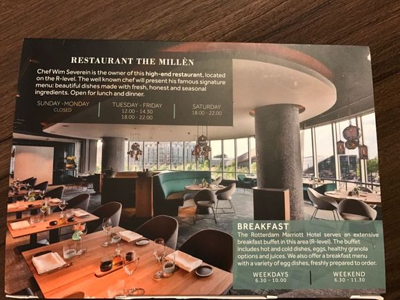 Normal operation for the Millèn restaurant