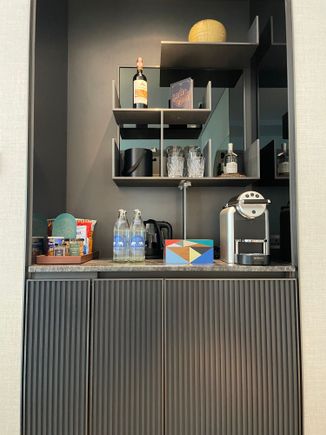 Coffee station and minibar
