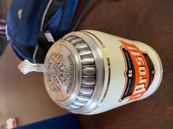 First beer in my 2020 mug club mug at my favorite brewery (3rd year as a member and this is my favorite mug yet). It also happens to be the first beer they’ve ever served on cask.