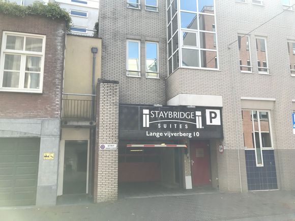 Hotel's own parking connects directly to the basement