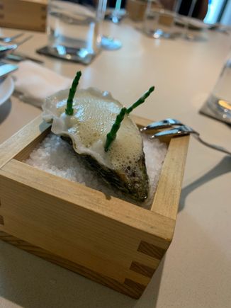 David Herve Oyster, Green curry, Coconut 