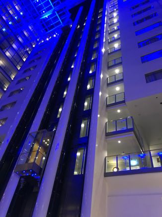 Atrium seen from Lobby bar