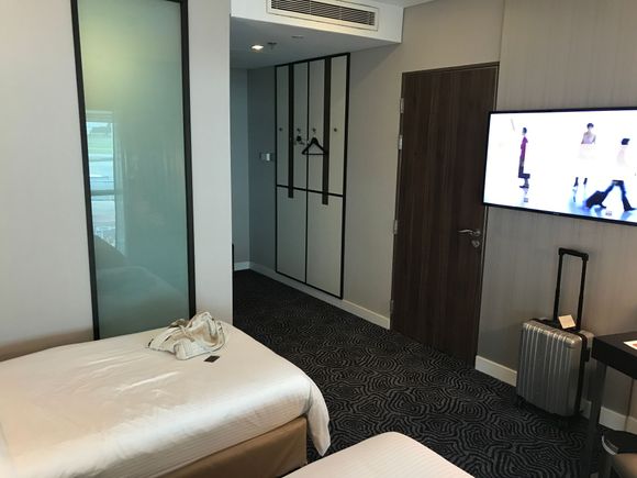 Connecting door to lads' room : amazing how teens can mess up a room in 5 minutes that it isnt worth taking a photo anymore