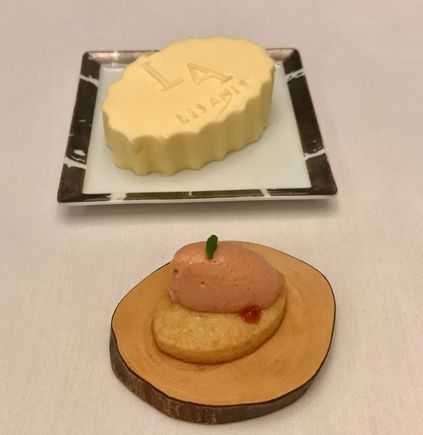 Tomato mousse amuse bouché