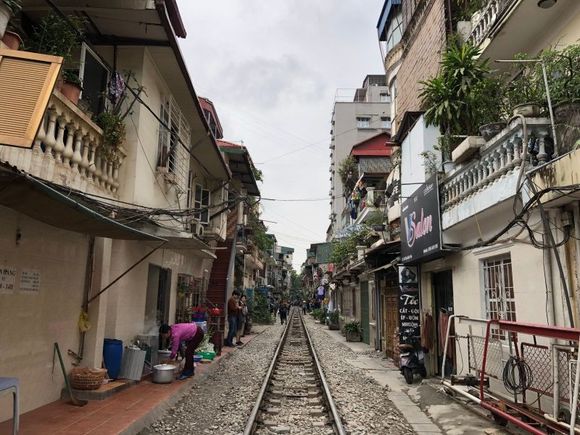 The Hanoi "street train"