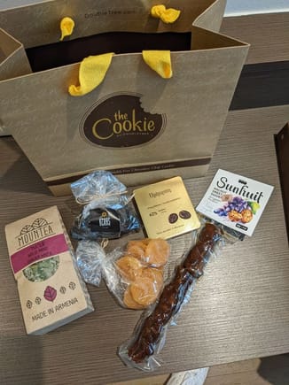 Welcome gifts at DoubleTree Yerevan