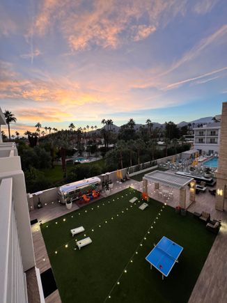 view from our balcony