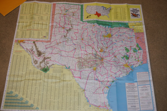 And insane all-Texas route map