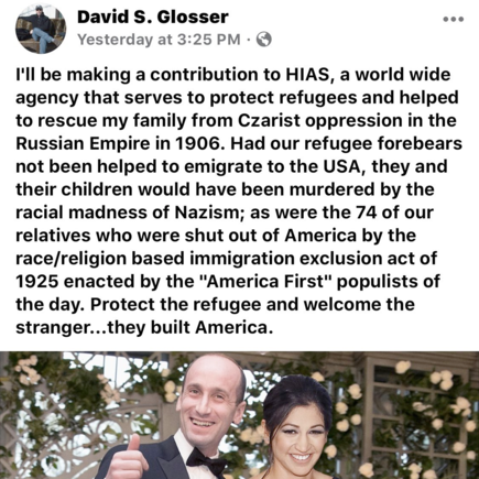 His uncle David