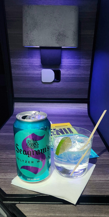Seltzer with real lime (as opposed to ReaLime)