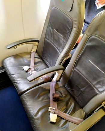 Standard seating on the Air Dolomiti Embraer 195