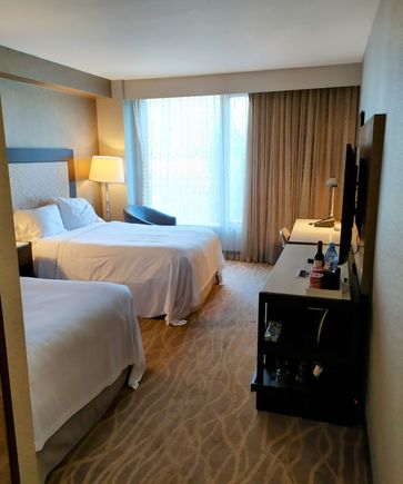 View of my room at the Times Square Intercontinental hotel 
