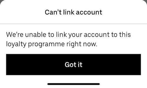 Message on the Uber App