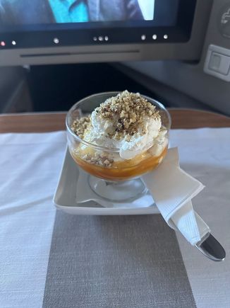 The cake wasn’t loaded so sundae it was. 
