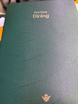 All prepared by an onboard professional chef