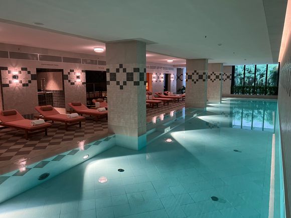 Indoor pool area
