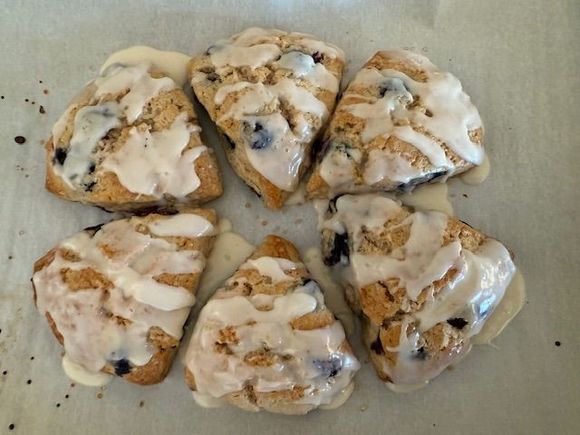 Blueberry scones