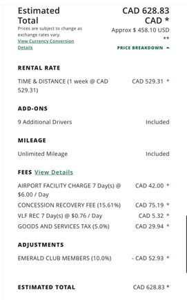 New reservation 