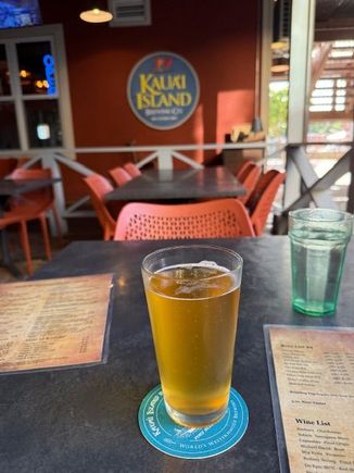 Polihale Pilsner at the “world’s westernmost brewery.”