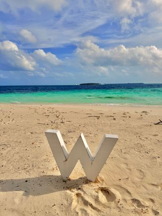 View from Gattafushi island back to the W