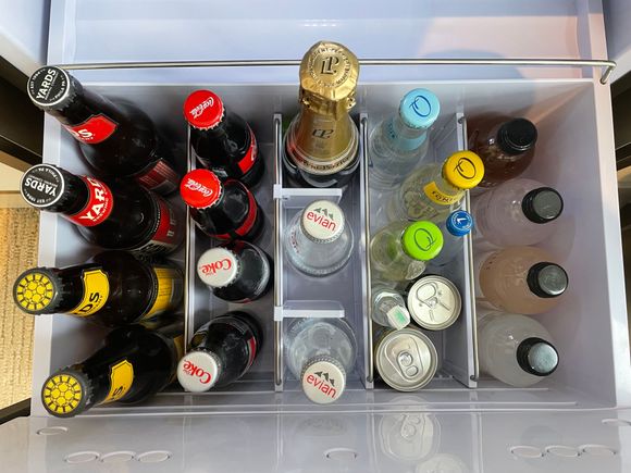 Minibar cold drinks