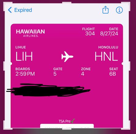 Flew on Tuesday. PreCheck showed in the apple wallet. 