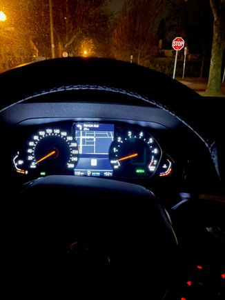 Instrument Cluster can show the map, but only if you use the native BMW GPS and not Apple CarPlay  