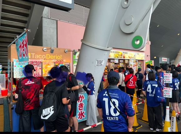 Tons of food and souvenir at the stadium.  It’s why you’ll want to get there early.