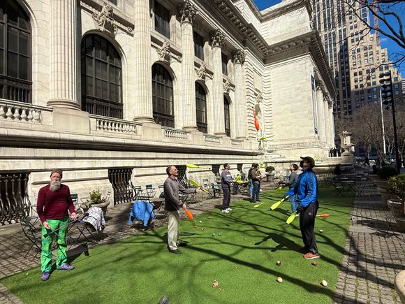 Jugglers, New York Public Library