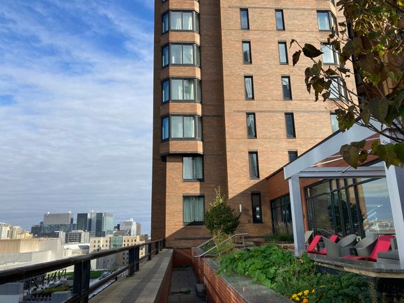 Also make sure you don't expose yourself to much on the terrace as you are in the first line of view of rooms looking south 