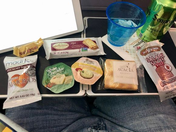 
I only picked at a couple of items as the thought of eating white cheddar and smoked Gouda out of a tub really didn't sound appetizing.