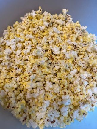Popcorn for dinner!