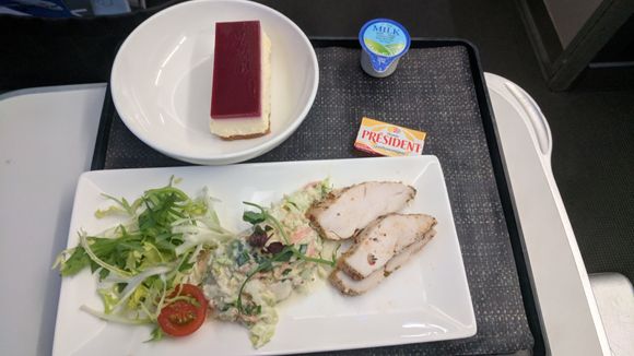 I'd moved the cutlery. Good for a snack. Didn't have the dessert.