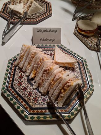 Sandwiches - chicken and smoked salmon