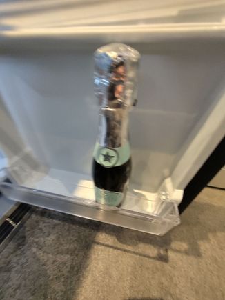 Small bottle of fizz