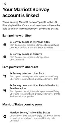 Uber/Marriott Bonvoy