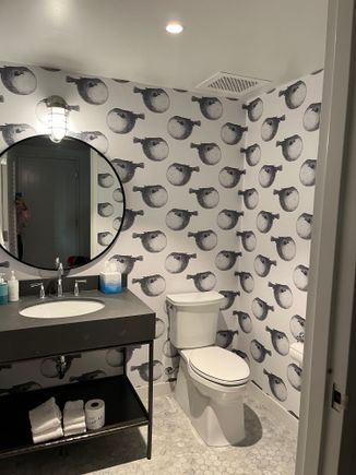 Guest half bathroom 