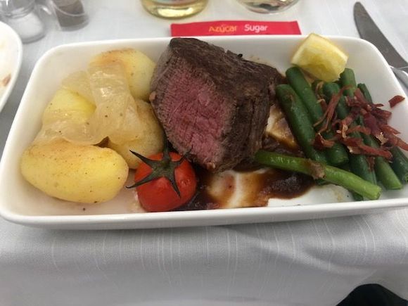 Perfectly cooked steak