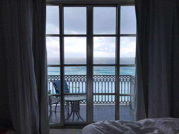 View from inside the room.