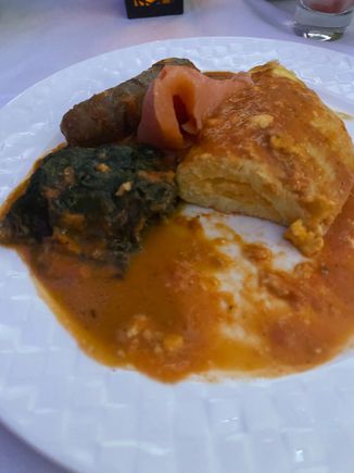 The inner contents.    The sauce was good.