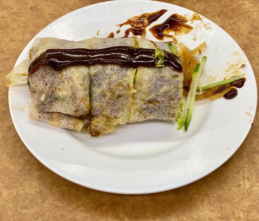 Poh piah sans chilli
