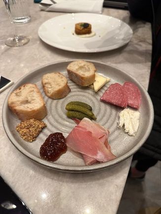 Charcuterie and cheese. 