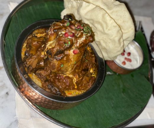 Mutton dum bryani 