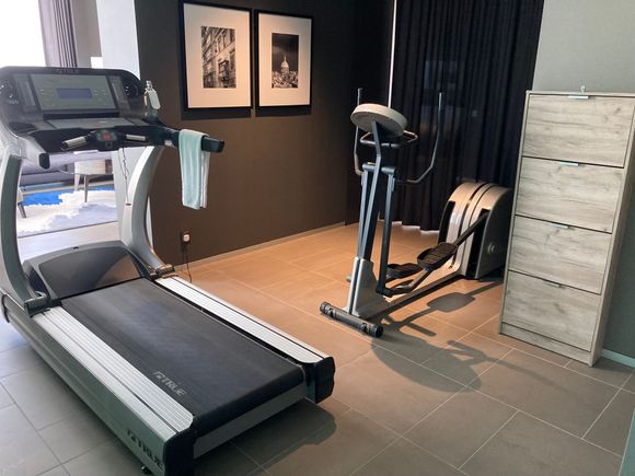 Yes the room has its own mini gym